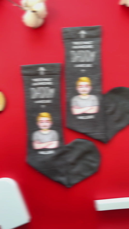 This Is What An Awesome Daddy Looks Like - Personalized Father Socks