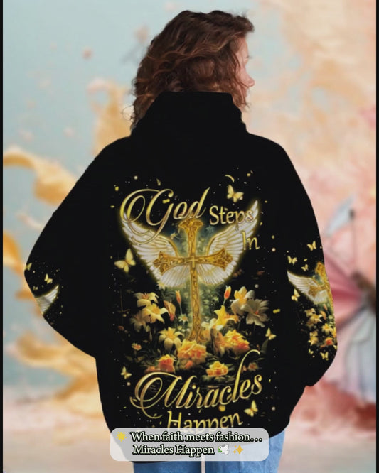 Miracles Happen Personalized Christian Hoodie and Leggings