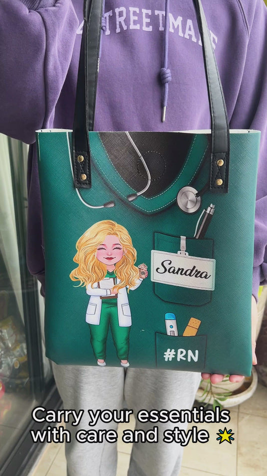 Nurse Nutrition Facts - Personalized Nurse Tote Bag