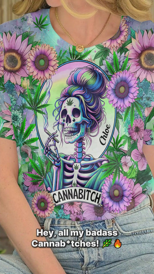 Cannabitch - Personalized Weed All Over Shirt
