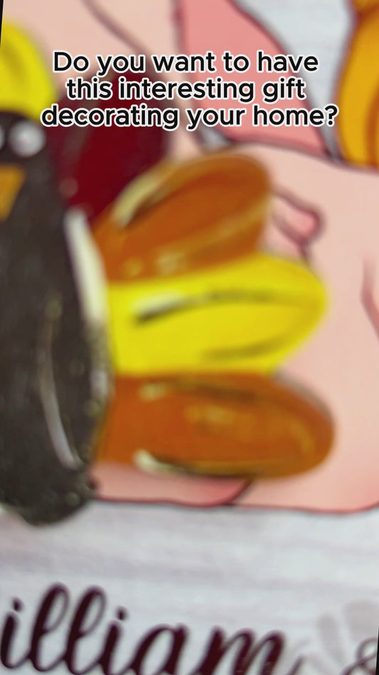 Home Is Wherever I'm With You - Personalized Couple Interchangeable Wood Sign