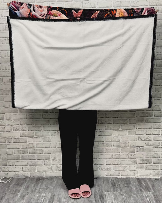 Til Death Do Us Part - Personalized Skull Blanket