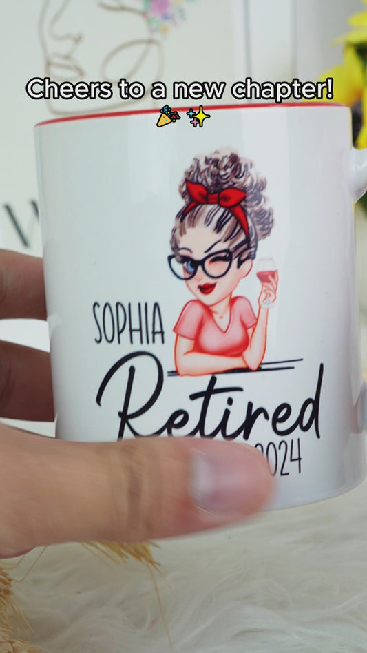 A Wise Woman Once Said - Personalized Retired Accent Mug