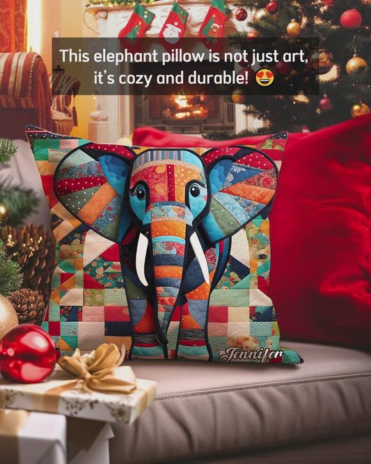 Coussin décoratif éléphant personnalisé - Magnifique éléphant