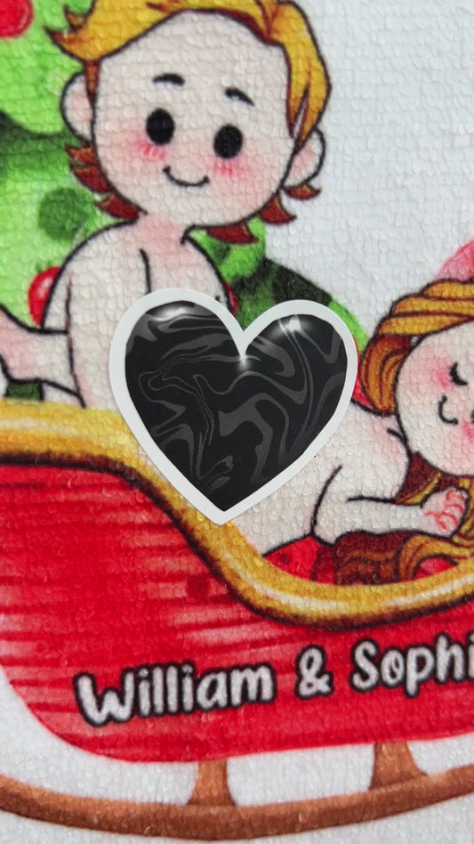 Santa Is Not The Only One Coming - Personalized Couple Towel