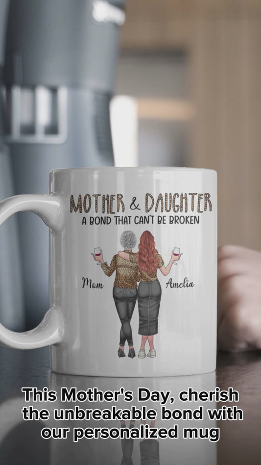 Mother And Daughters - Personalized Mother Mug