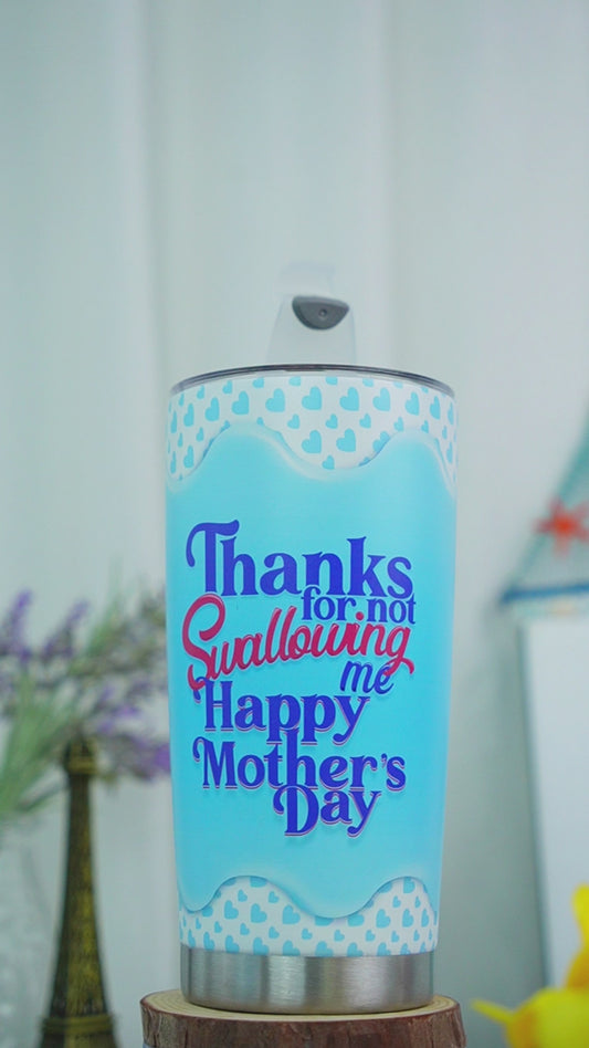 Thanks For Not Swallowing Us - Personalized Mother Tumbler