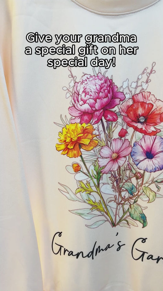 Grandma's Garden - Personalized Grandma All Over Shirt