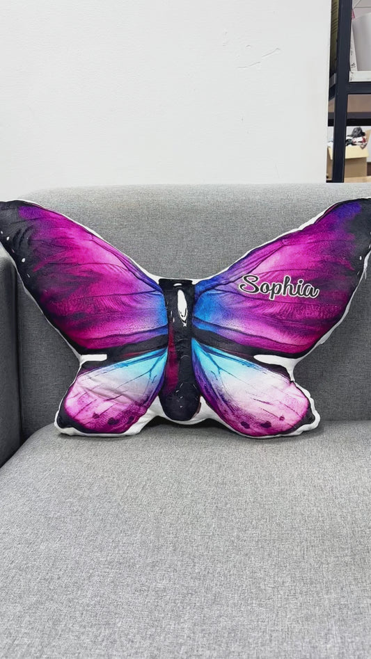Wunderschöne Schmetterlinge – personalisiertes Schmetterlingskissen