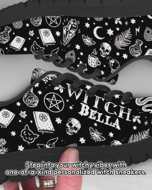 Witch - Personalized Witch Sneakers