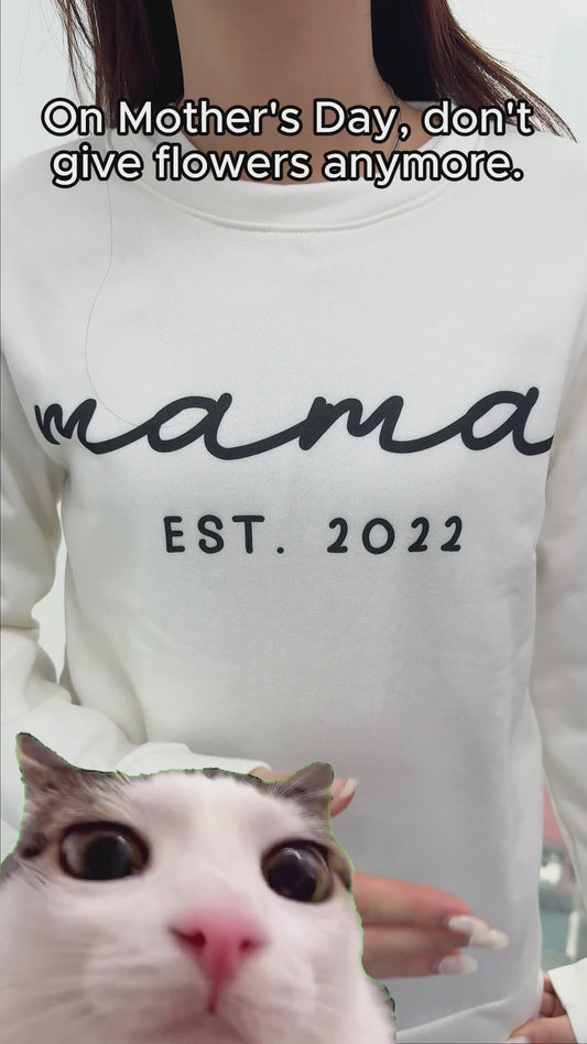 Mama Est. Kids Children Names On Sleeves - Personalized Mother All Over Shirt