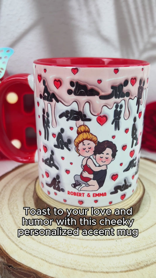 My Favorite Thing To Do Is You - Personalized Couple Accent Mug