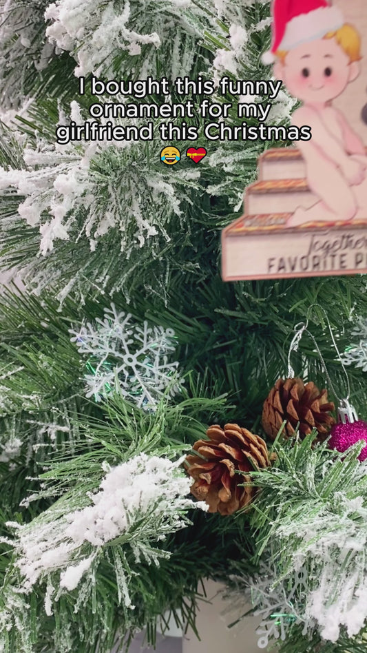 Together Is Our Favorite Place - Personalized Couple Ornament