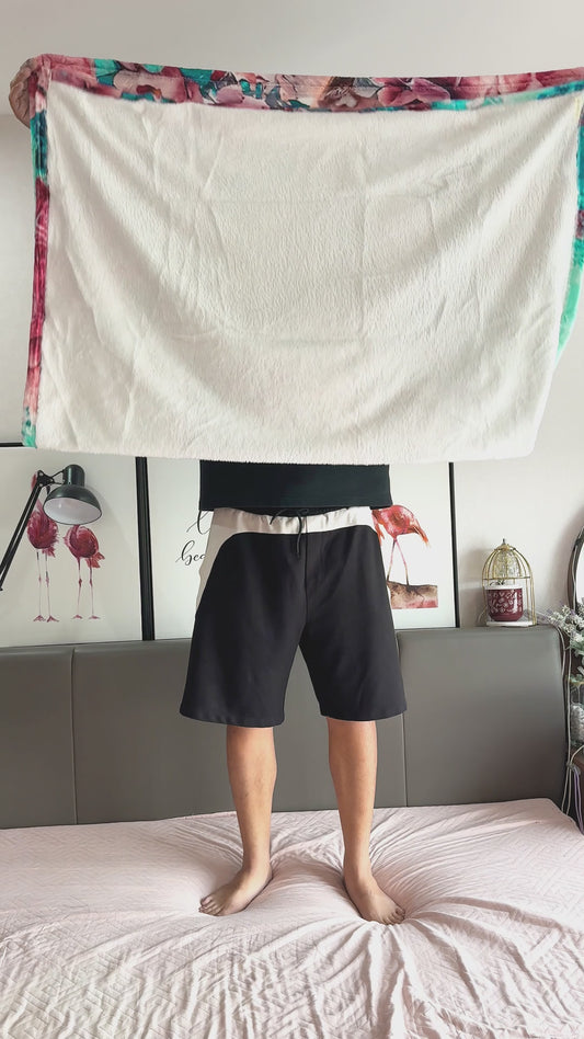 Niedliche Babykuh - Personalisierte Decke