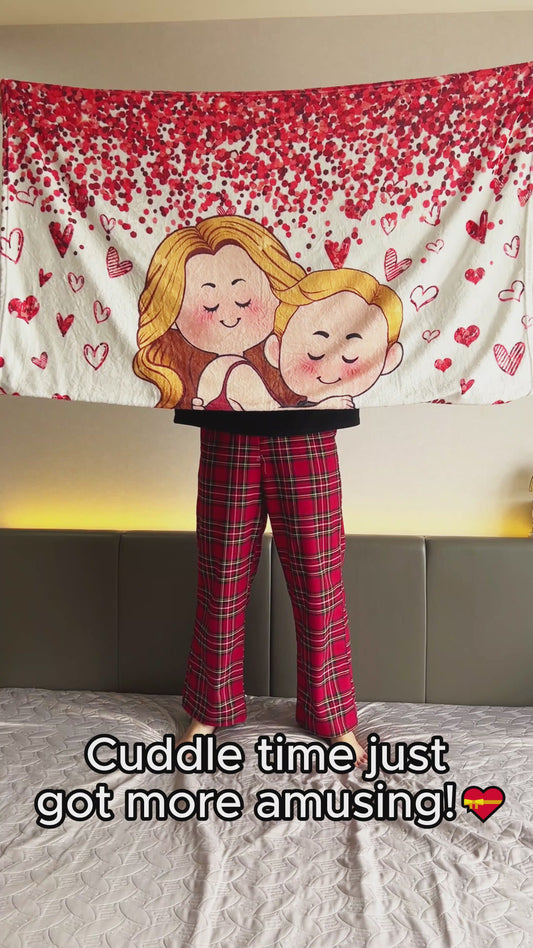 I Promise To Be By Your Side - Personalized Couple Blanket