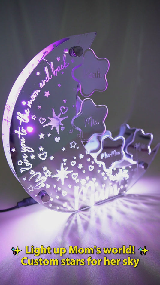 Any Name - Personalized Mother Mirror Light