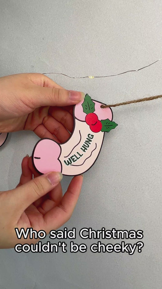 Well Hung - Personalized Couple Garland