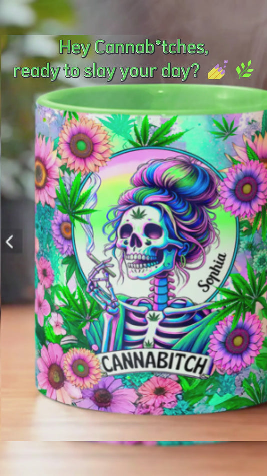 Mug personnalisé Cannabitch - Thème cannabis