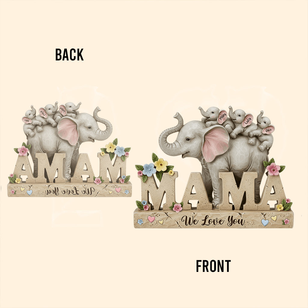 Christmas Gift for Mom - Personalized Mother Custom Shaped Acrylic Plaque