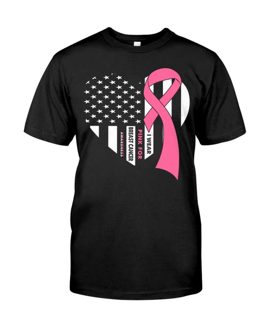 Je porte du rose pour la sensibilisation au cancer du sein - T-shirt et sweat à capuche 0822