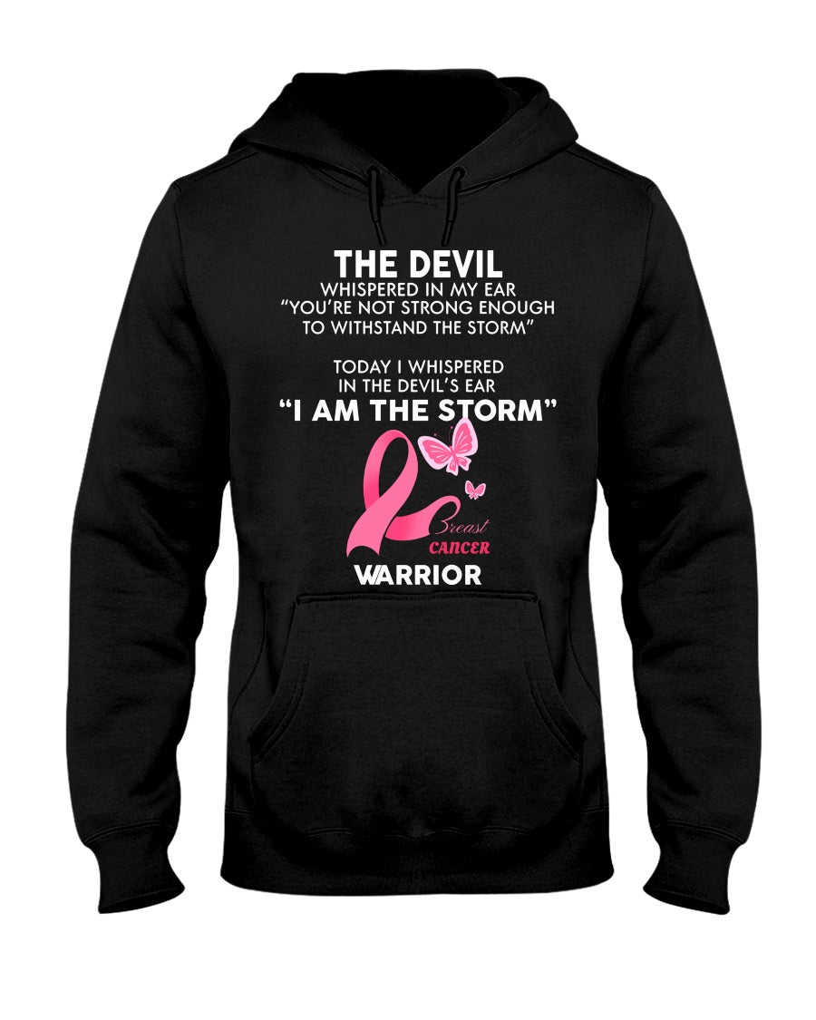 Je suis la guerrière contre le cancer du sein – T-shirt et sweat à capuche de sensibilisation au cancer du sein 0822