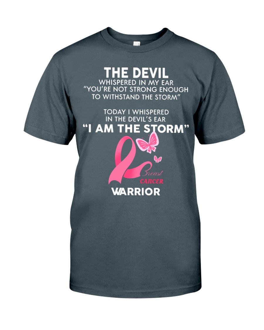 Je suis la guerrière contre le cancer du sein – T-shirt et sweat à capuche de sensibilisation au cancer du sein 0822