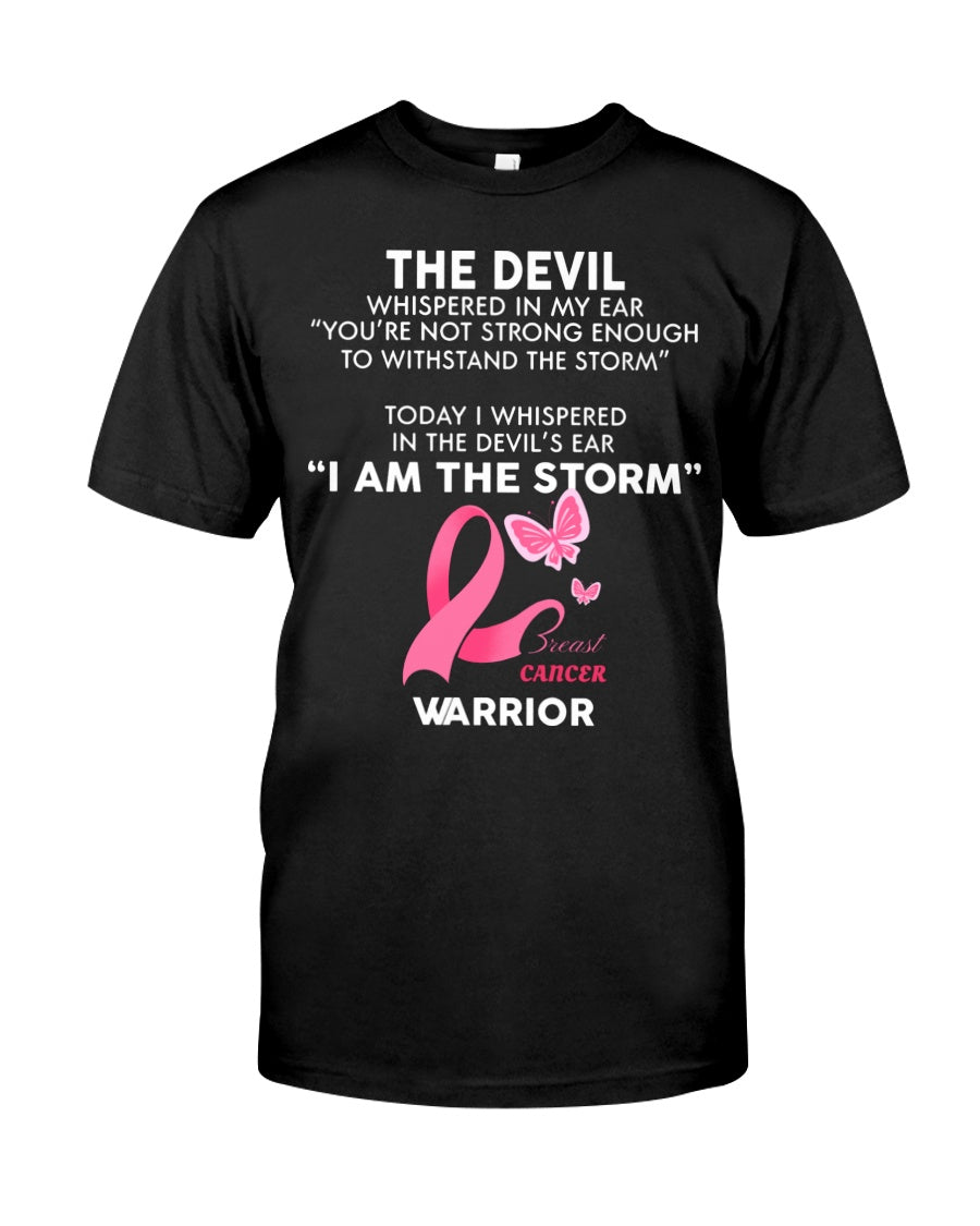 Je suis la guerrière contre le cancer du sein – T-shirt et sweat à capuche de sensibilisation au cancer du sein 0822