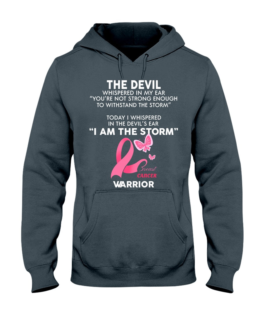 Je suis la guerrière contre le cancer du sein – T-shirt et sweat à capuche de sensibilisation au cancer du sein 0822
