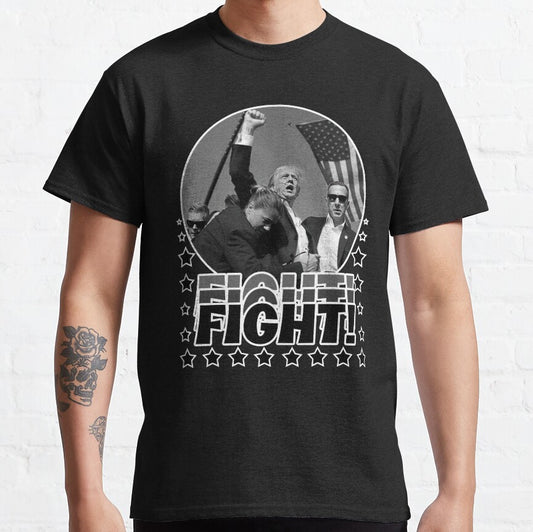 Never Surrender Shirt, Fight For America T-shirt, 2024 Rally Shirt T-shirt & Hoodie