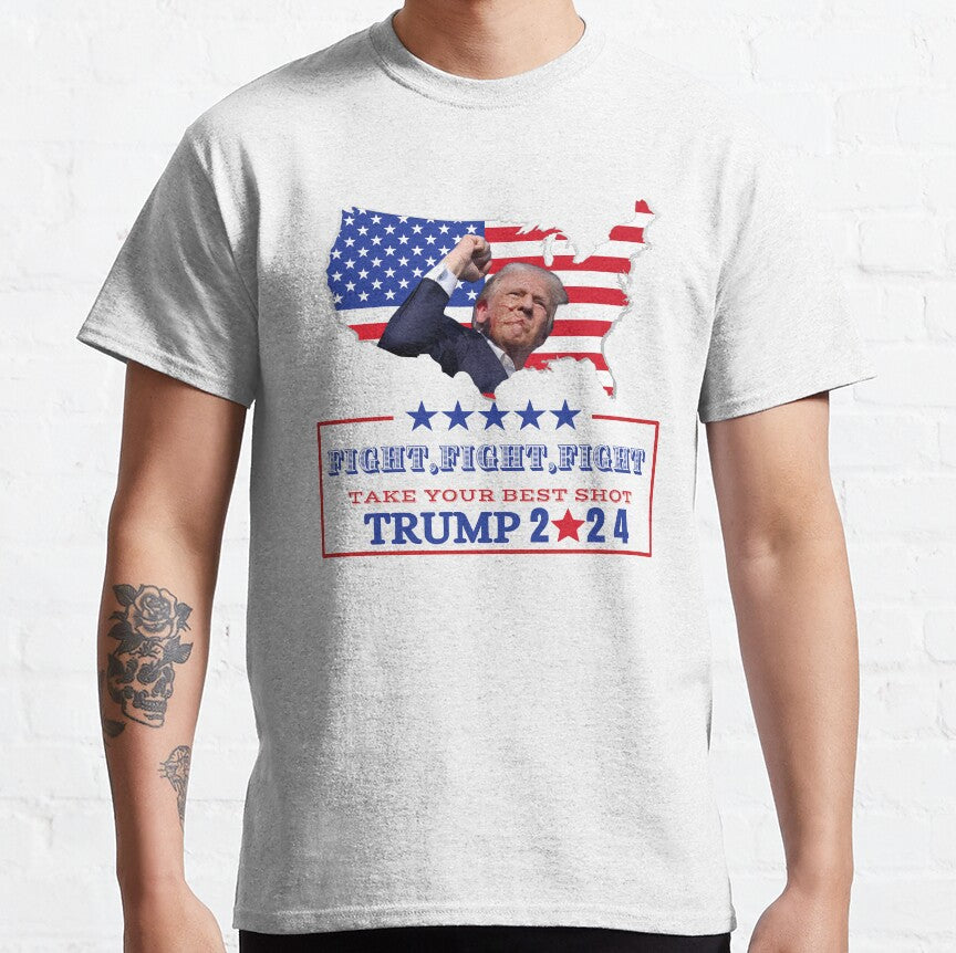 Ich werde niemals aufhören, für Amerika zu kämpfen – T-Shirt
 T-Shirt & Hoodie