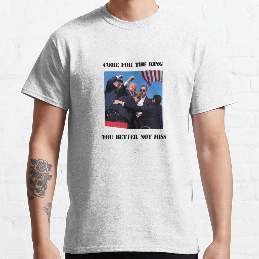 T-shirt « Never Surrender », T-shirt « Fight For America », T-shirt et sweat à capuche « Rallye 2024 »