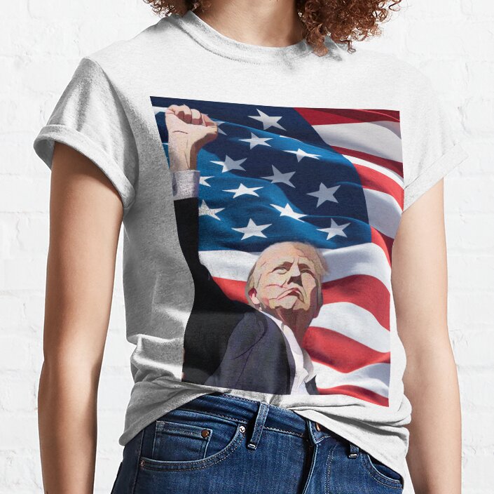 Never Surrender Shirt, Fight For America T-shirt, 2024 Rally Shirt T-shirt & Hoodie