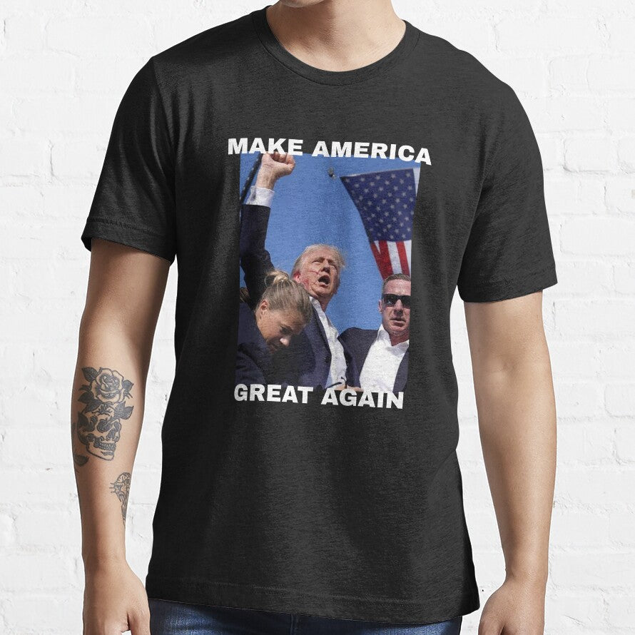 Ich werde niemals aufhören, für Amerika zu kämpfen – T-Shirt
 T-Shirt & Hoodie