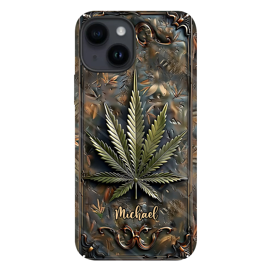 High Life – Personalisierte Handyhülle mit Weed-Motiv