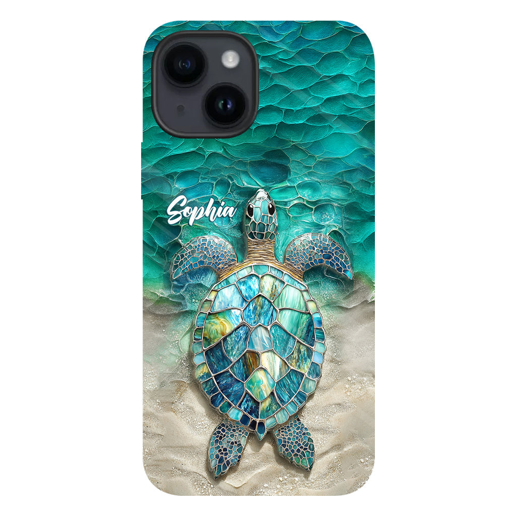 Sea Turtle Lovers - Personalized Turtle Full Print Phone Case