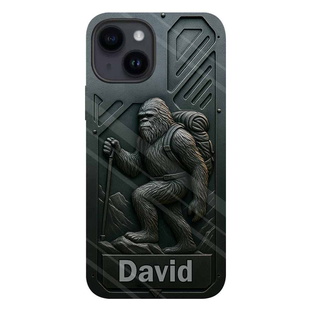 Sasquatch - Coque de téléphone personnalisée avec motif intégral de randonnée