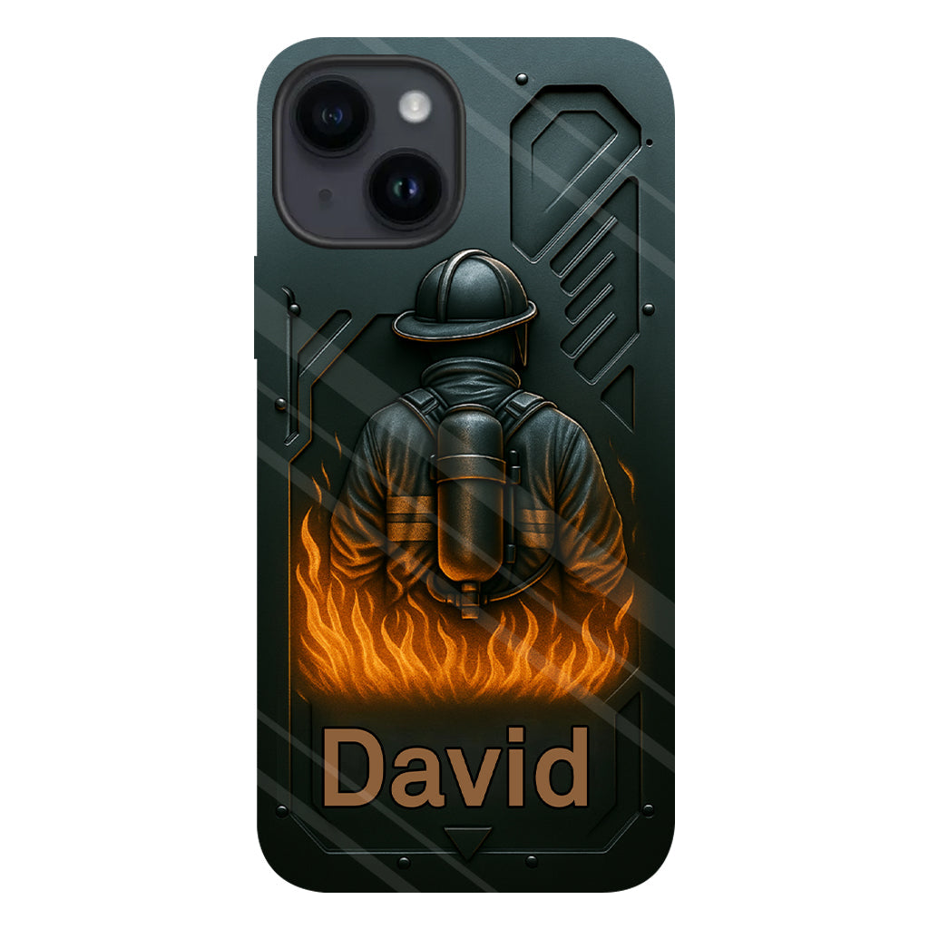 The Strone One - Coque de téléphone personnalisée avec impression intégrale sur le thème des pompiers