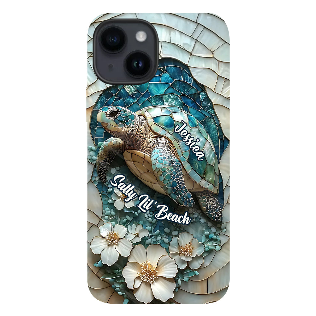 Wunderschöne Schildkröte – Personalisierte Handyhülle für Meeresliebhaber mit Vollbilddruck