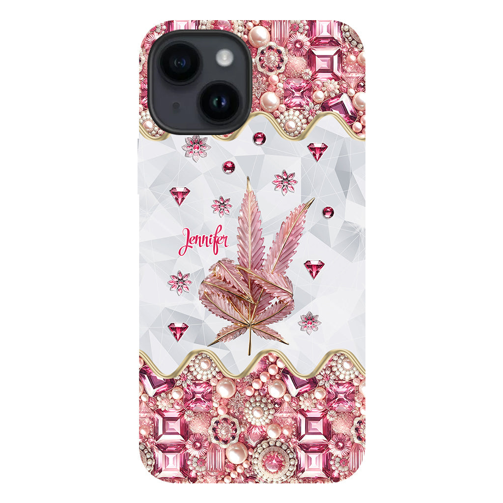 Il y a toujours du cannabis quelque part - Coque de téléphone et support de téléphone personnalisés avec impression intégrale -