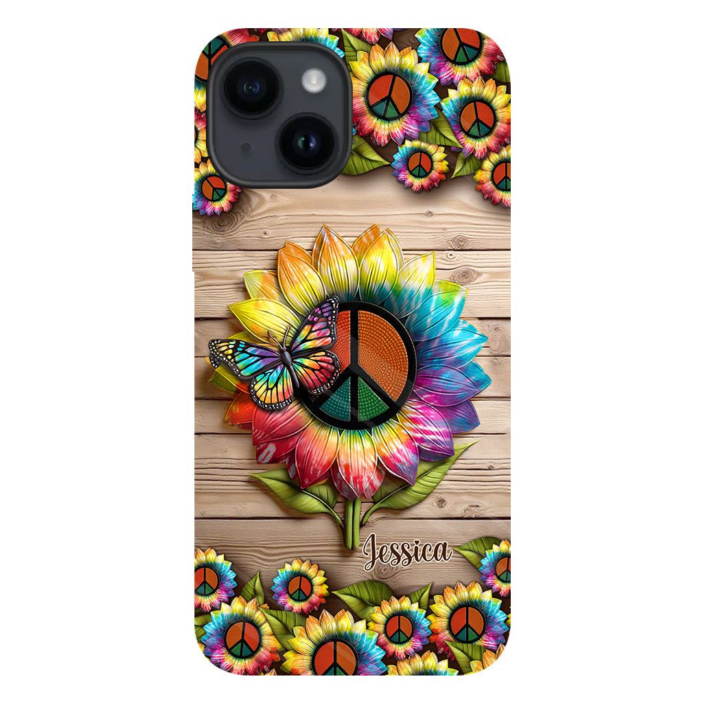 Hippie Soul – Personalisierte Handyhülle mit Hippie-Vollbilddruck