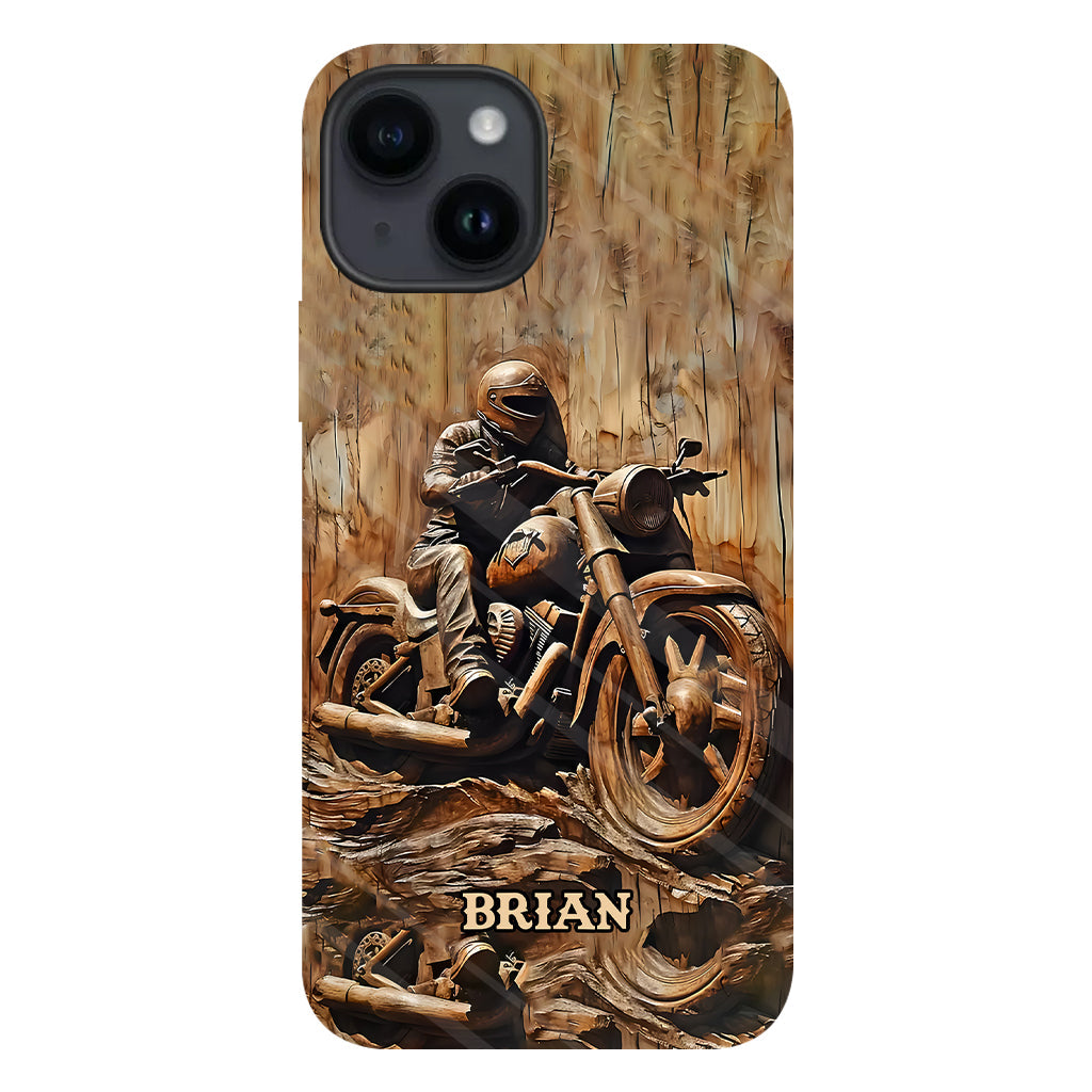 Biker – Personalisierte Handyhülle mit Biker-Motiv und Volldruck
