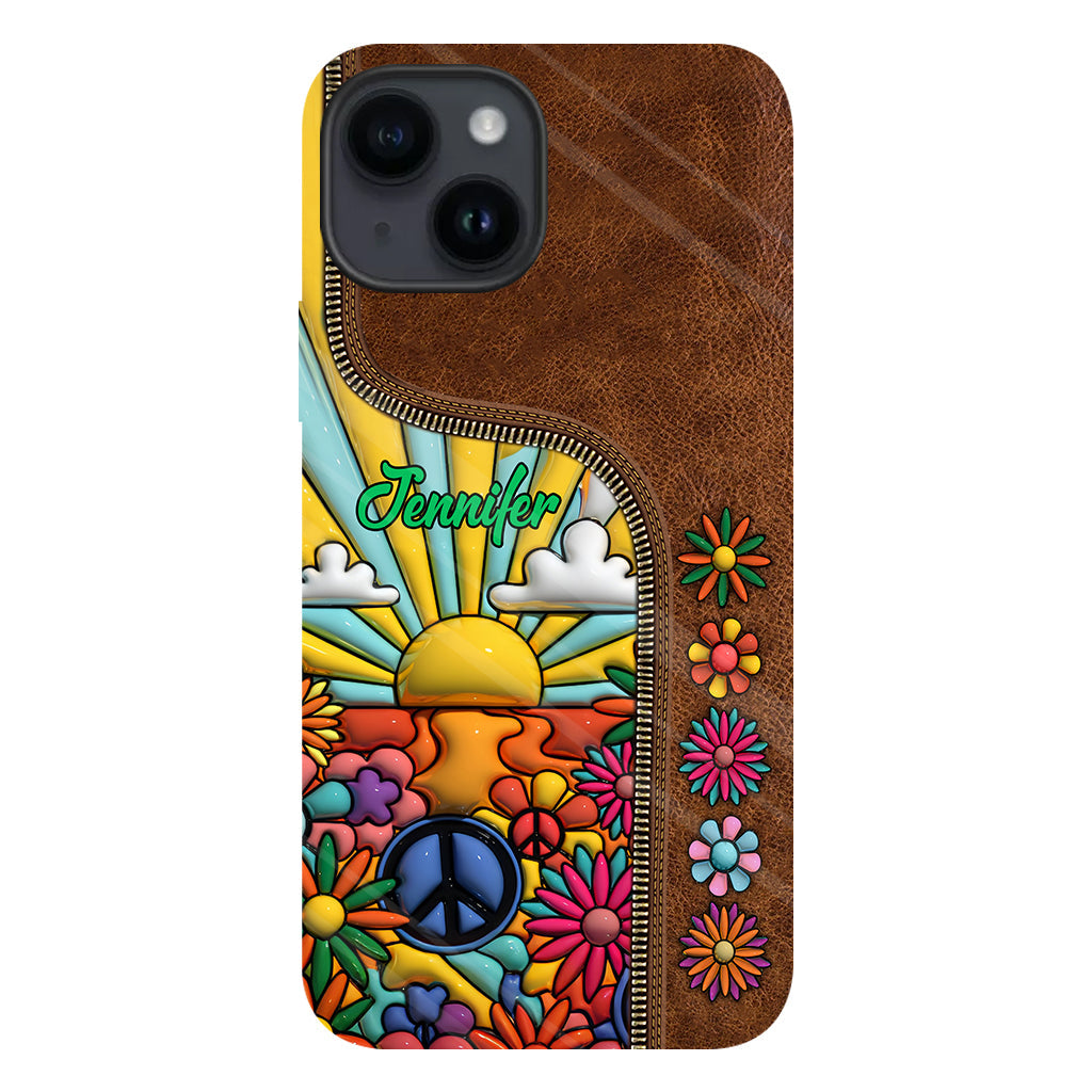 Coque de téléphone personnalisée Hippie Soul - Motif hippie intégral