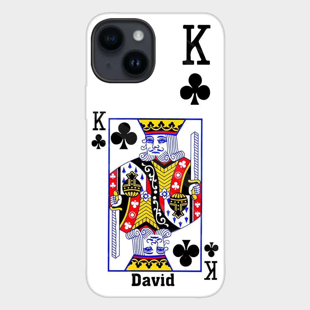 King And Queen - Personalized Couple Full Print Phone Case