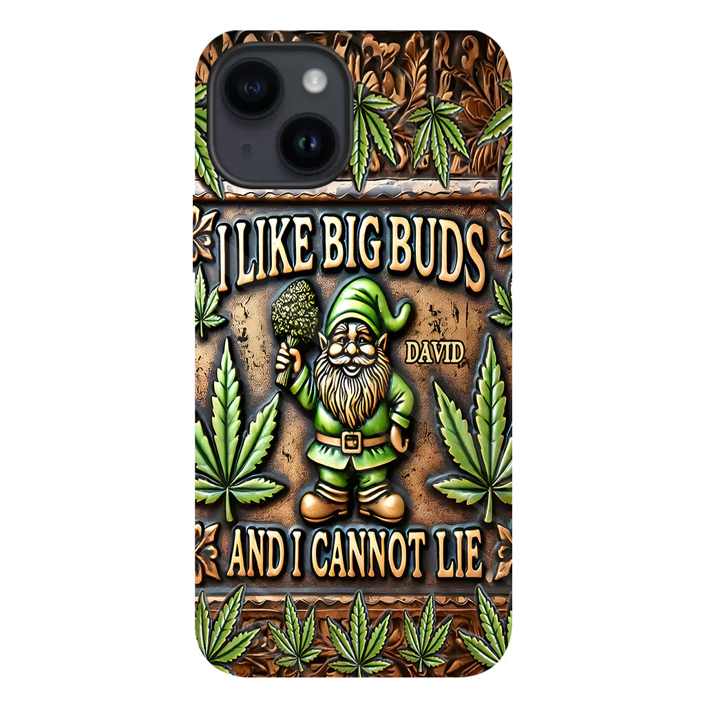 J'aime les grosses têtes - Coque de téléphone personnalisée avec impression intégrale sur le thème du cannabis