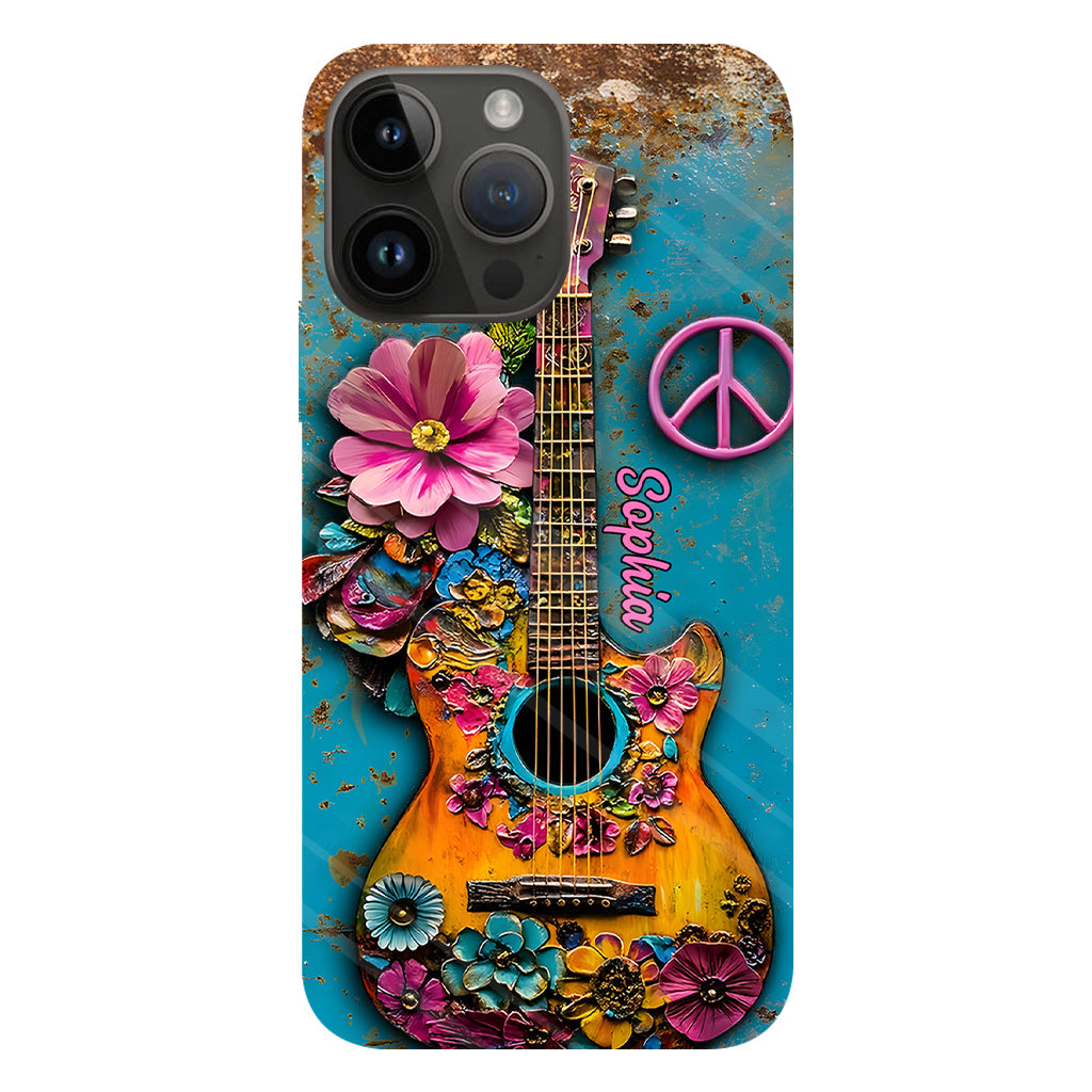 Coque de téléphone personnalisée Hippie Soul - Motif hippie intégral