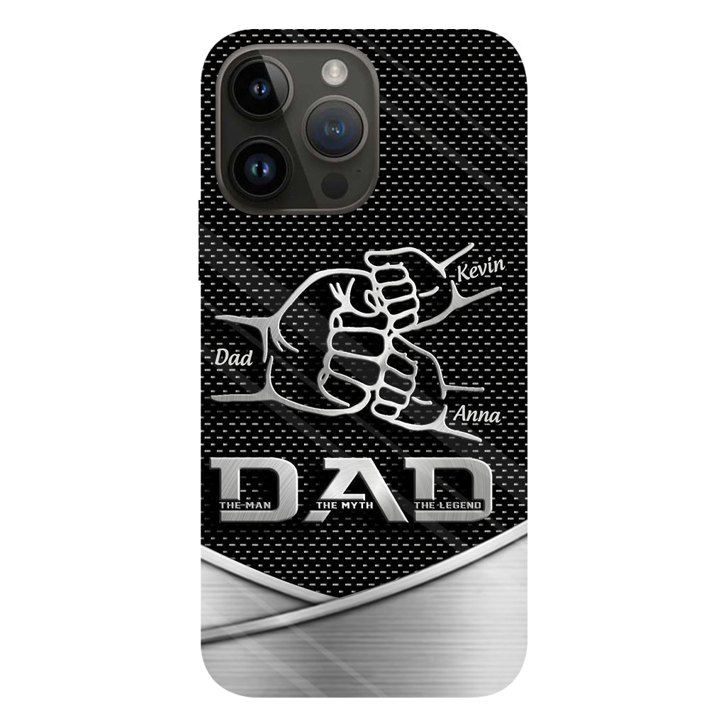 Dad The Man The Myth The Legend First Bump - Christmas Gift for Dad - Personalized Father Full Print Phone Case