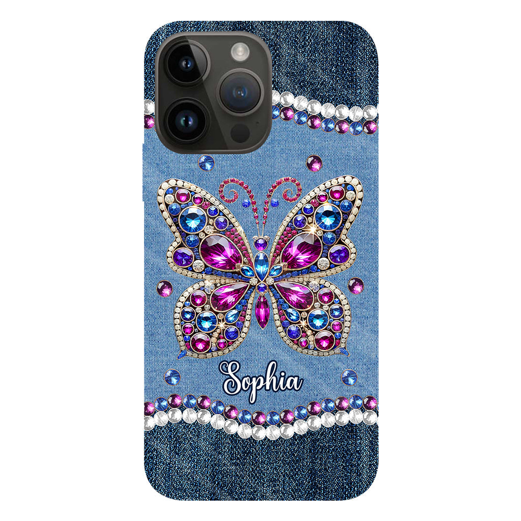 Wunderschöner Schmetterling – personalisierte Handyhülle mit Schmetterlingsmotiv