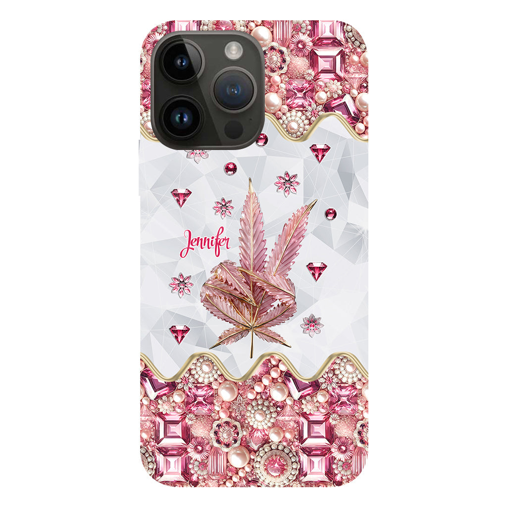 Il y a toujours du cannabis quelque part - Coque de téléphone et support de téléphone personnalisés avec impression intégrale -