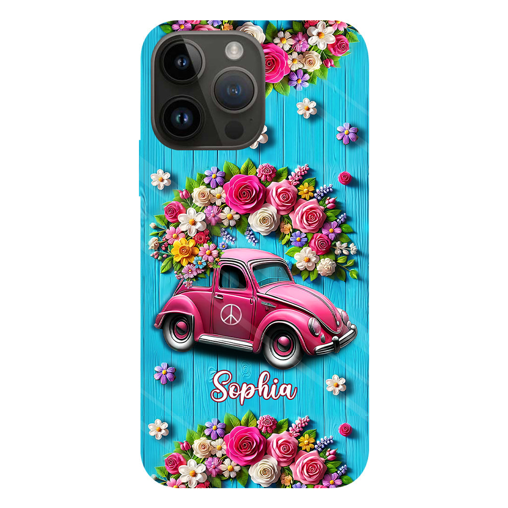 Hippie Soul – Personalisierte Handyhülle mit Hippie-Vollbilddruck