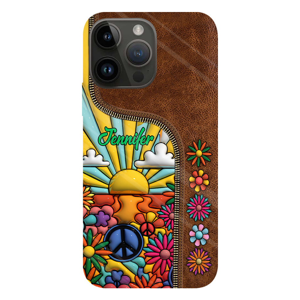 Coque de téléphone personnalisée Hippie Soul - Motif hippie intégral